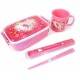 Authentic Japanese Hello Kitty Bento Box Lunch Box Set