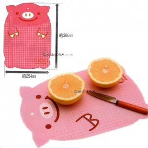 Japanese Bento Decoration Cutting Board Sheet with Cutting Line Pink Japanese Bento Decoration Cutting Board Sheet with Cutting Line Pink