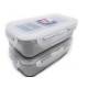 Microwavable Airtight Bento Lunch Box Set, BPA Free Water Bottle