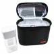 Microwavable Airtight Bento Lunch Box Set, BPA Free Water Bottle Black