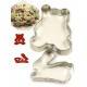 Japanese Bento Accessory Ham Cheese Cookie Cutter Set Stainless Steel