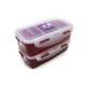 Microwavable Airtight Bento Lunch Box Set Lovely Red