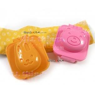 Hard Boiled Egg Mold Rabbit Bear for Bento Decoration