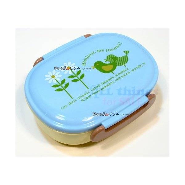 Japanese Microwavable Bento Box Lunch Box Blue Bird All Things For Sale