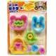 Japanese Bento Decoration Ham Cheese Cutter Set 9pcs Animal