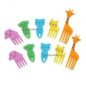 Japanese Bento Decoration Food Pick Cute Animal 10 pcs