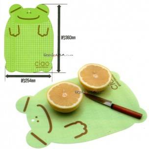 Japanese Bento Decoration Cutting Board Sheet with Cutting Line Green