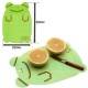 Japanese Bento Decoration Cutting Board Sheet with Cutting Line Green