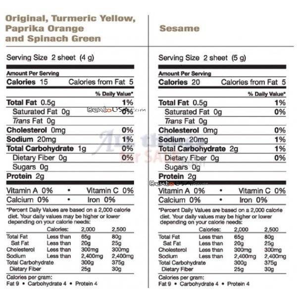soy wrappers nutrition facts soy wrappers nutrition facts