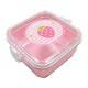 Microwavable Japanese Bento Box Lunch Box Fruit Pink Strawberry