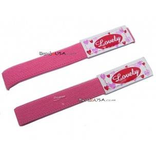 Japanese Bento Box Elastic Belt Lunch Box Bento Strap Pink