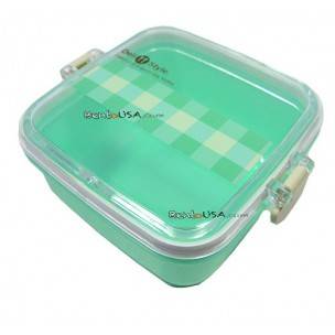 Microwavable Japanese Bento Box Lunch Box Fruit Green