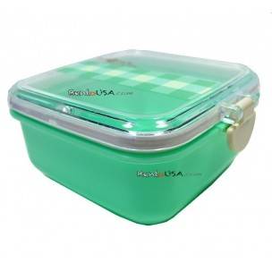 Microwavable Japanese Bento Box Lunch Box Fruit Green