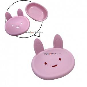 Japanese Kitchen Bathroom Cute Soap Dish Pink Bunny Japanese Kitchen Bathroom Cute Soap Dish Pink Bunny
