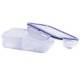 Microwavable Airtight 1.5 Cup Snack Lunch Box with Removable Trays