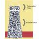 Japanese Kitchen Cute Apron with Front Pocket Blue