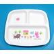 Microwavable Cute Lunch Plate Dish for Kids - 3 Sections Cute Animal