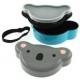 Japanese Bento Box 2 tier Lunch Box with Strap Duck Face -Round