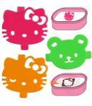 Hello Kitty Bento Food Separator Sheet Seasoning Mold