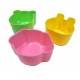 Japanese Bento Accessories Hard Plastic Food Cup cute Animal Shape