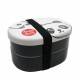 Japanese Bento Box 2 tier Lunch Box with Strap Panda 