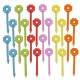 Japanese Bento Accessory Cute Food Pick Flower 24 pcs