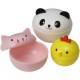 Japanese Bento Accessories Food Cup with Animal Head Lid 3 sets