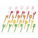 Japanese Bento Accessory Food Pick Alphabet Letter Set 26 pcs