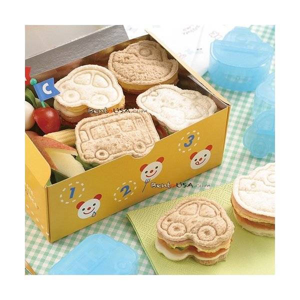 Japanese Bento Accessories Sandwich Cutter 4 designs Small All Things