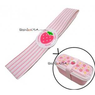 Japanese Bento Box Elastic Belt Lunch Box Bento Strap Strawberry Japanese Bento Box Elastic Belt Lunch Box Bento Strap Strawberry