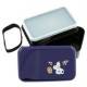 Microwavable Japanese Bento Box Lunch Box Purple Lucky Cat