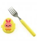 Japanese Bento Box Cutlery Fork with Animal Case