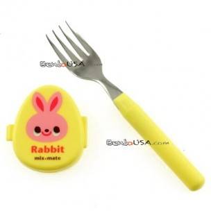 Japanese Bento Box Cutlery Fork with Animal Case Japanese Bento Box Cutlery Fork with Animal Case