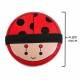 Japanese Bento Box 2 tier Lunch Box with Strap Lady Bug 
