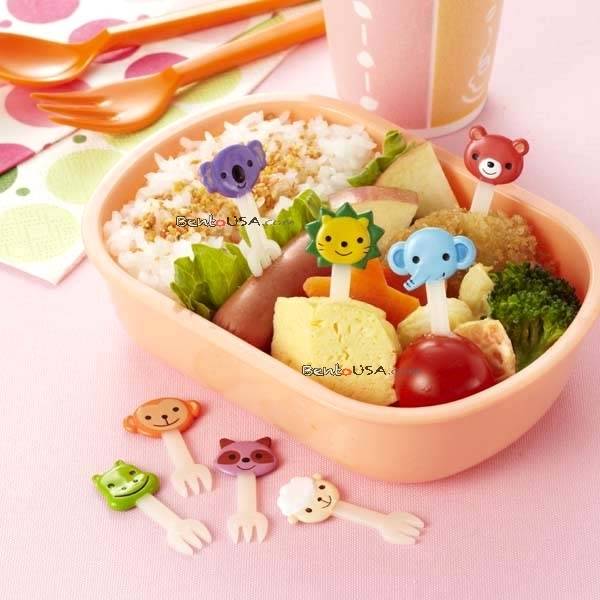 Japanese Bento Box Accessories Food Pick Cute Animal Fork 8 pcs All