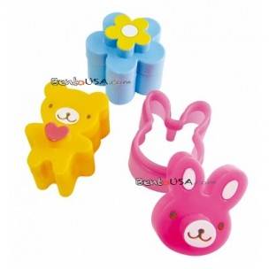 Japanese Bento Accessories Sandwich Ham Cheese Cutter Small Animal and Flower Japanese Bento Accessories Sandwich Ham Cheese Cutter Small Animal and Flower