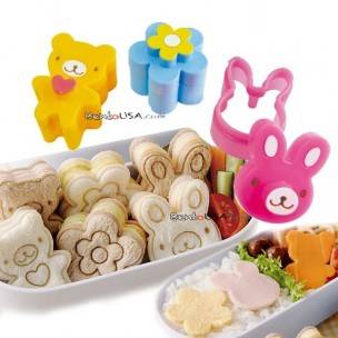 Japanese Bento Accessories Sandwich Cutter Small Animal and Flower