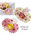 Japanese Bento Microwavable Food Cup 14 pcs Cute Rabbit Tip
