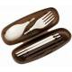 Bento Portable Spoon Fork Chopsticks with Case 4 in 1 Set