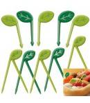 Japanese Bento Food Pick Leaf 10 pcs for Bento Box - Small