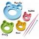 Japanese Bento Deco Cutter Ham Cheese Cutter Set Wow Animal