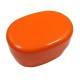 Microwavable Oval 2 Tier Bento Box Lunch Box Orange