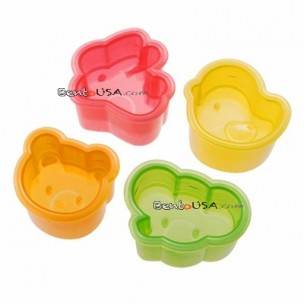 Japanese Bento Decoration Accessories Animal Shaped Rice Mold 4 Designs Japanese Bento Decoration Accessories Animal Shaped Rice Mold 4 Designs