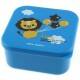 Microwavable Japanese Bento Box Lunch Box Cute Blue Lion 555 ml
