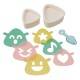 Japanese Bento Triangle Rice Mold set with Smile Face Sheet Mold 