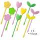 Japanese Bento Food Pick Flower Leaf 18 pcs for Bento Box