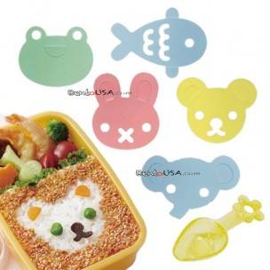 Japanese Bento Furikake Mold Sheet Seasoning Mold Animal Japanese Bento Furikake Mold Sheet Seasoning Mold Animal