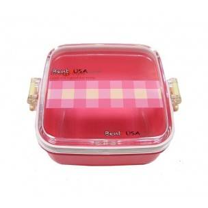 Microwavable Japanese Bento Box Lunch Box Fruit Snack Pink Microwavable Japanese Bento Box Lunch Box Fruit Snack Pink