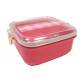 Microwavable Japanese Bento Box Lunch Box Fruit Snack Pink