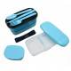 Microwavable Japanese Bento Box Lunch Box Set with Spoon Fork 